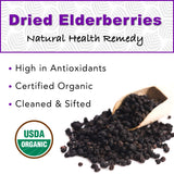TradeKing Organic Elderberries in a bowl