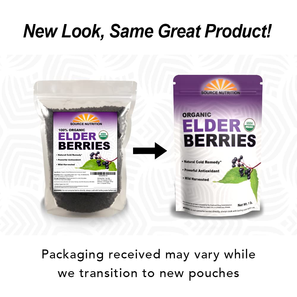 TradeKing Organic Elderberries packaging close-up