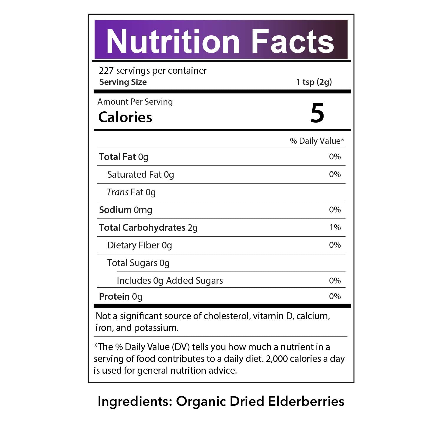 TradeKing Organic Elderberries with other herbal supplements