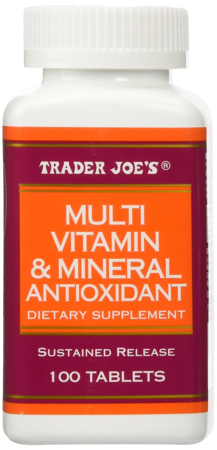 Trader Joe's Multivitamins 168g front view with packaging