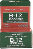 Trader Joe's Under The Tongue B-12 1000 mcg Dietary Supplement front view