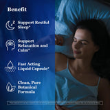 Tradewind Naturals Sleep Liquid Capsules 60 Count back view