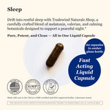Tradewind Naturals Sleep Liquid Capsules 60 Count side view