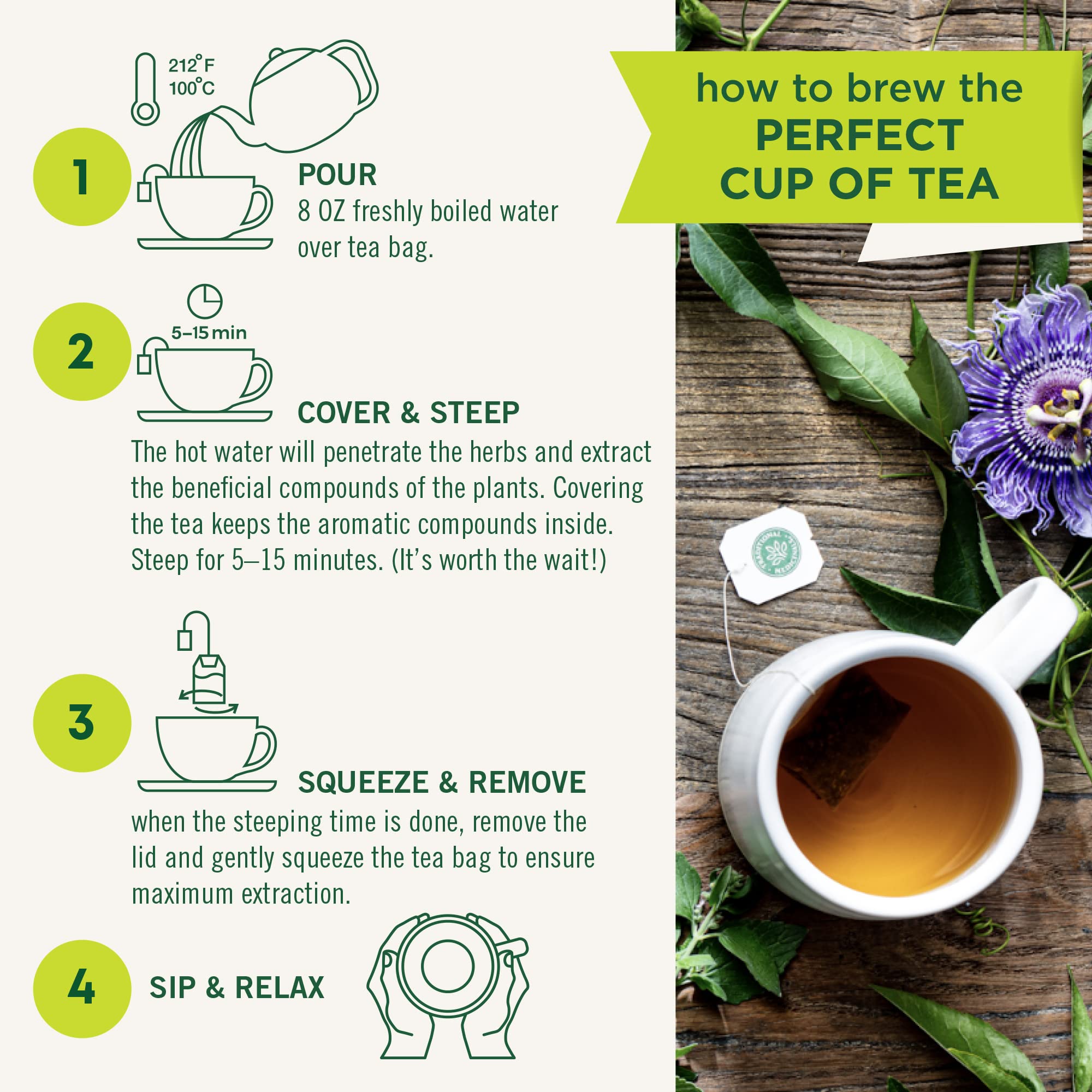 Traditional Medicinals Nighty Night Herbal Tea herbal blend with fresh herbs