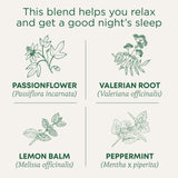 Traditional Medicinals Nighty Night Herbal Tea tea bags inside packaging