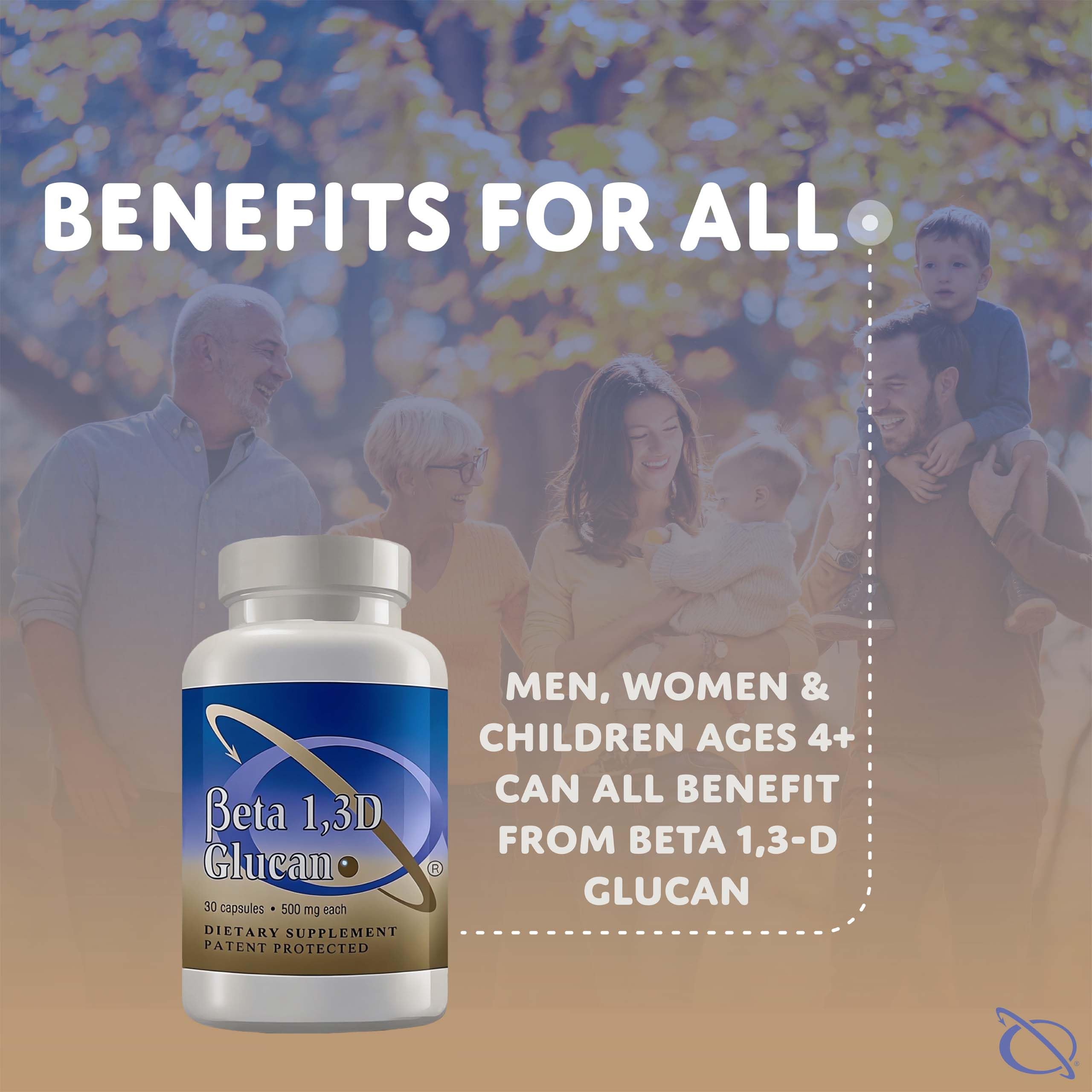 Transfer Point Beta 1,3D Glucan 500mg capsules with measuring spoon