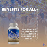 Transfer Point Beta 1,3D Glucan 500mg capsules with measuring spoon