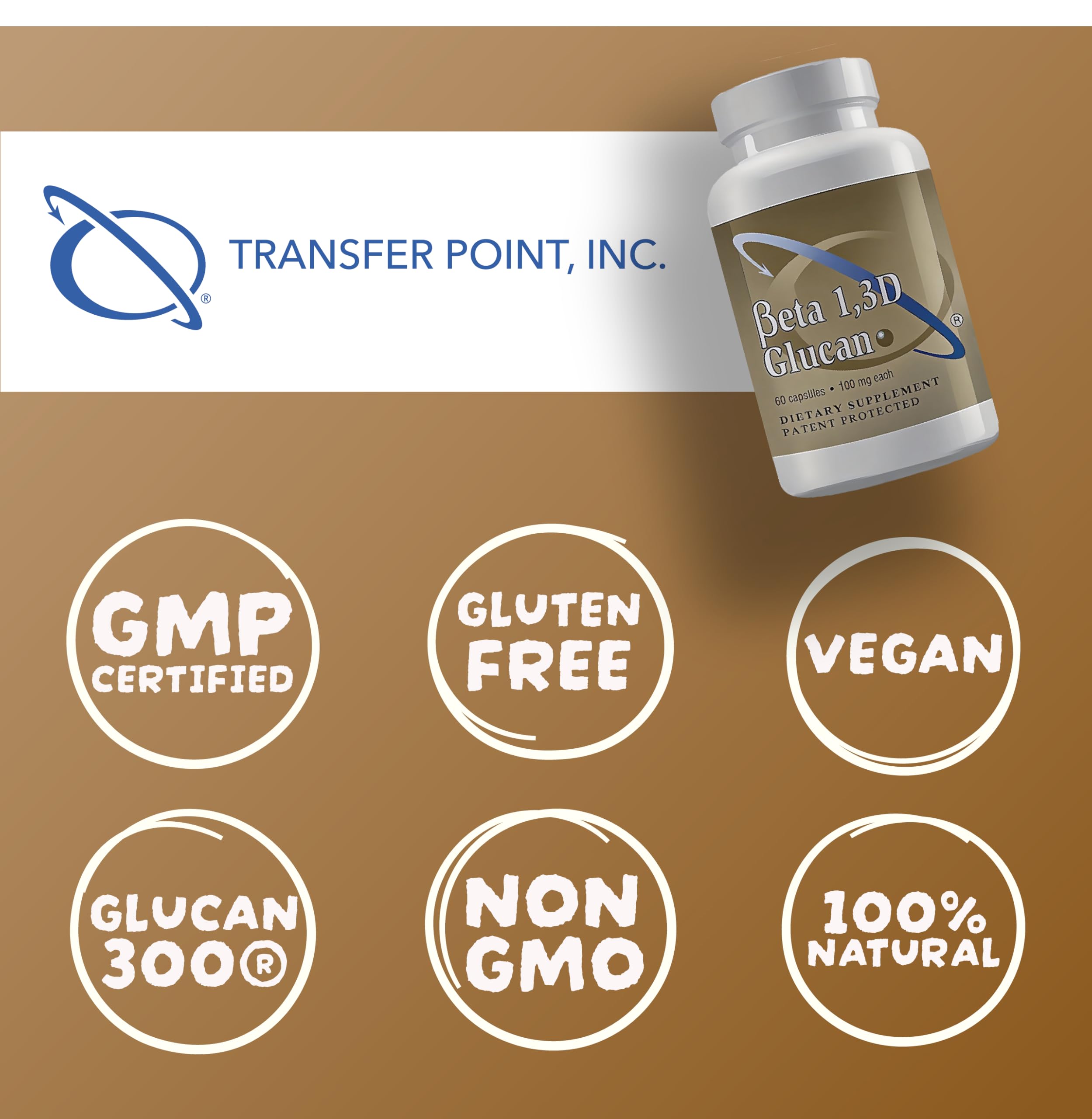 Transfer Point Beta 1,3D Glucan Capsules 100mg lifestyle scene