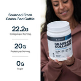 Transparent Labs Collagen Peptides 666g in a kitchen setting