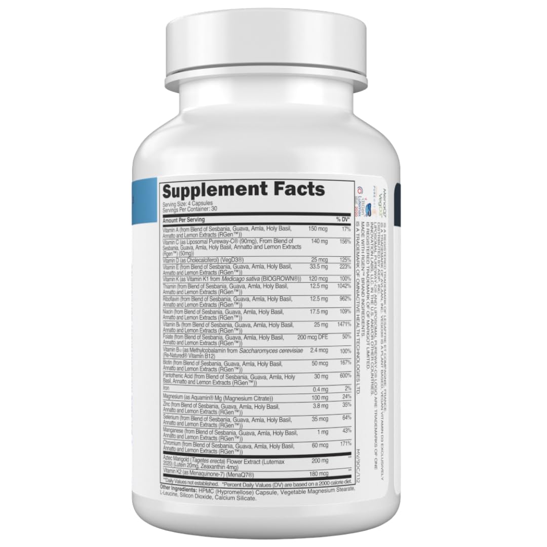 Transparent Labs Multivitamin lifestyle scene with a glass of water