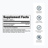 Transparent Labs SIRTality NMN Supplement back view