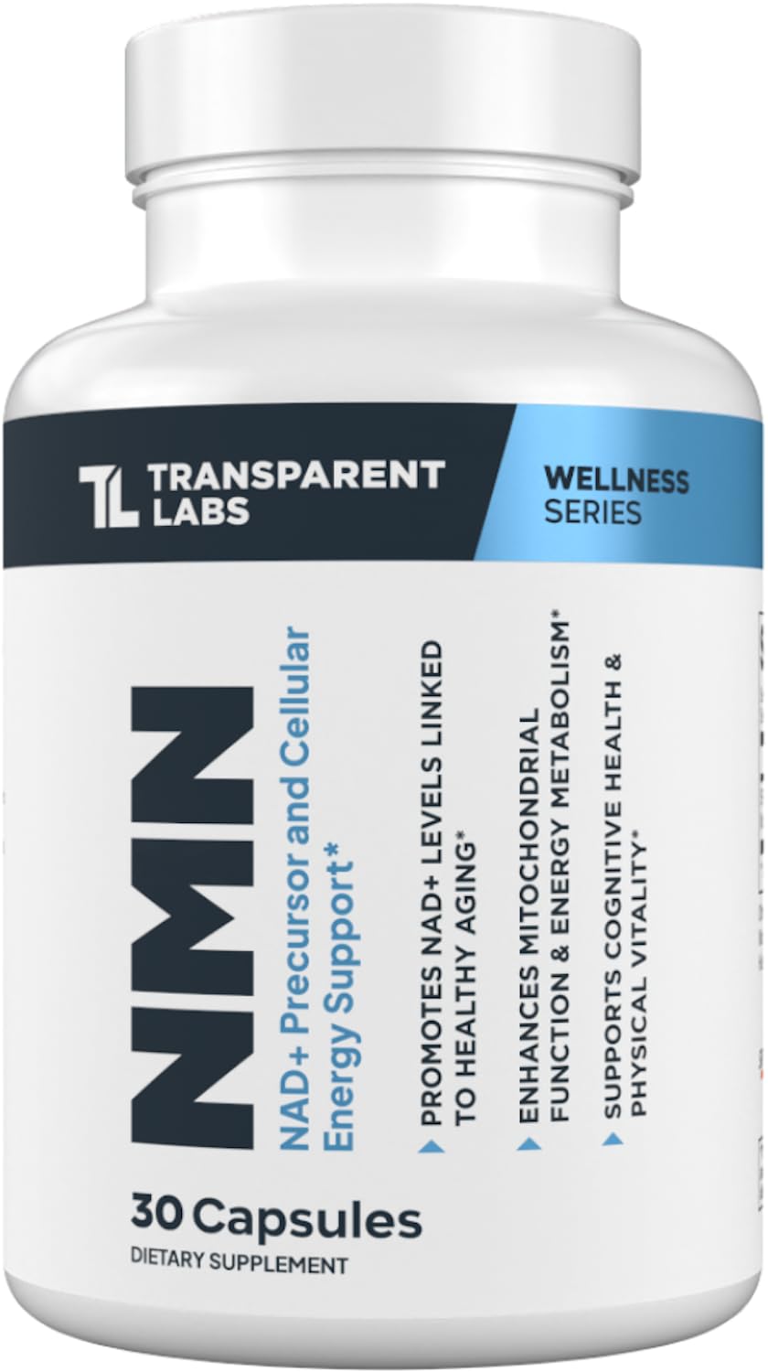 Transparent Labs SIRTality NMN Supplement front view