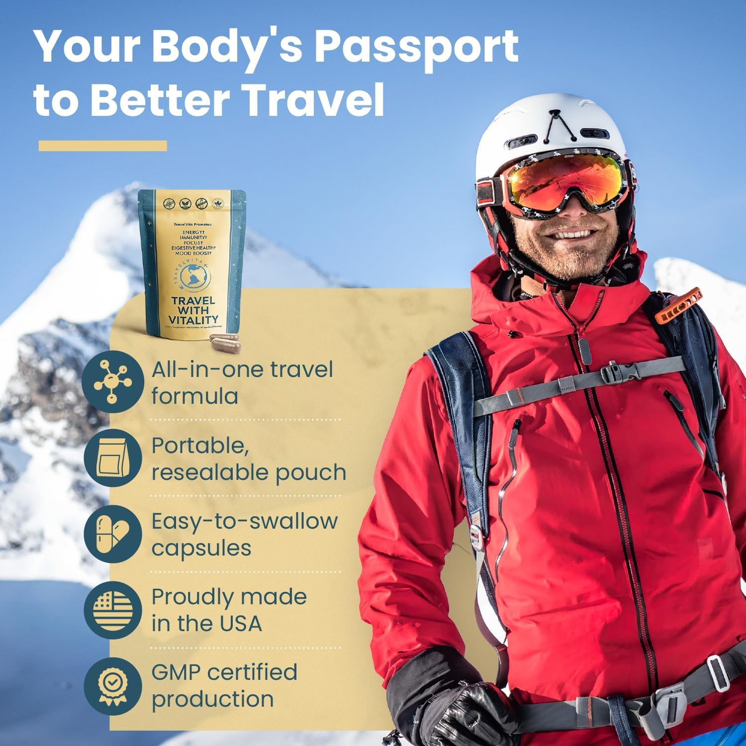 TravelVita travel supplement ingredients list