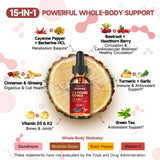 Trawecual Liposomal Cayenne label close-up
