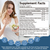 Trawecual Zinc L-Carnosine Complex capsules next to herbal ingredients