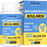 Trehealtt Saccharomyces Boulardii Probiotic 200 Billion CFUs bottle front view