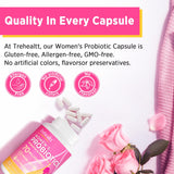 Trehealtt Women's Probiotic 70 Billion CFUs bottle with capsules