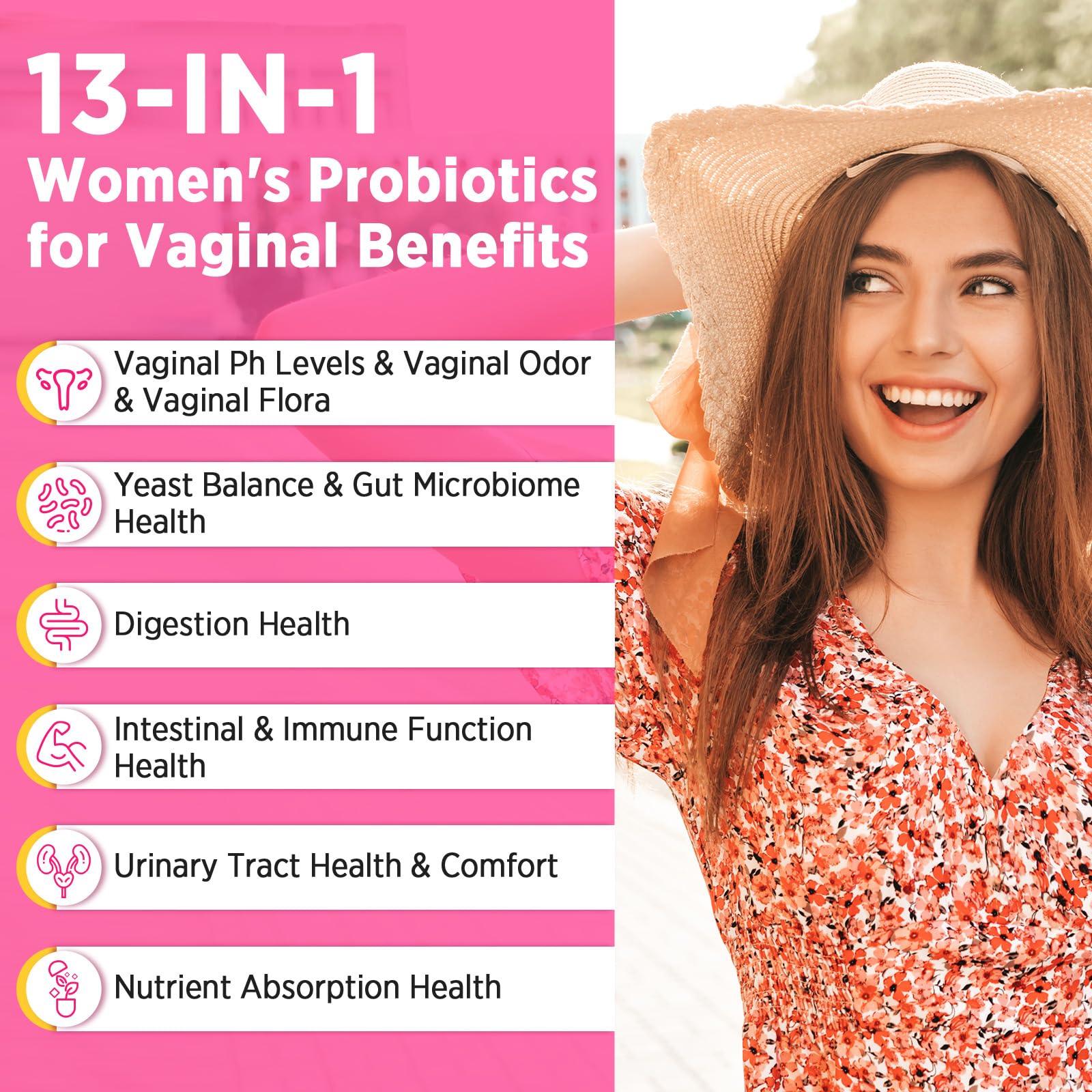Trehealtt Women's Probiotic 70 Billion CFUs capsule close-up