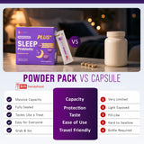 TrendyFood SleepPLUS Probiotic Supplement box with 30 stick packs displayed