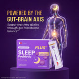 TrendyFood SleepPLUS Probiotic Supplement stick pack open with powder visible