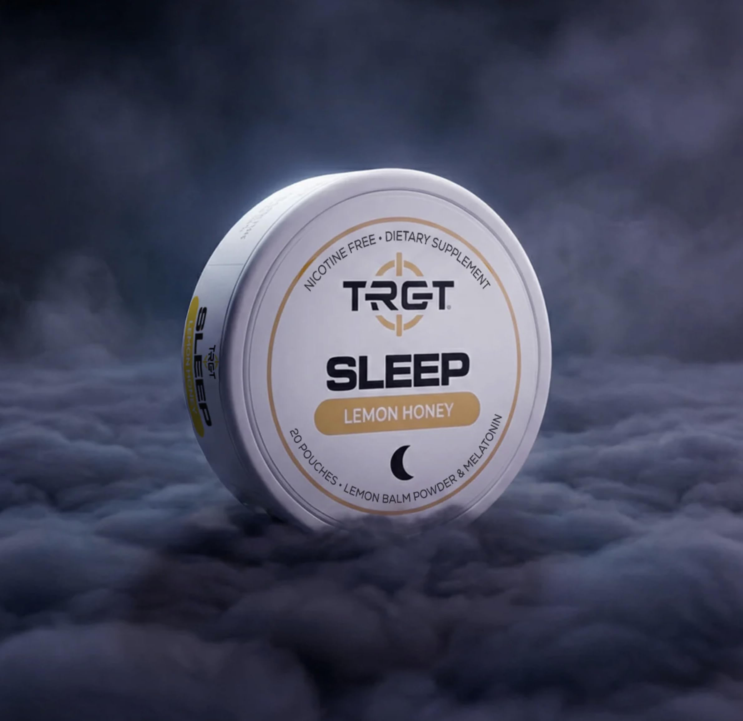 TRGT Lemon Honey Sleep Pouches can showing 20 pouches