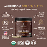 TRIBE ORGANICS 10-IN-1 Organic Mushroom Blend Capsules packaging