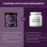 TRIBE ORGANICS Lion's Mane Mushroom Extract with a measuring spoon