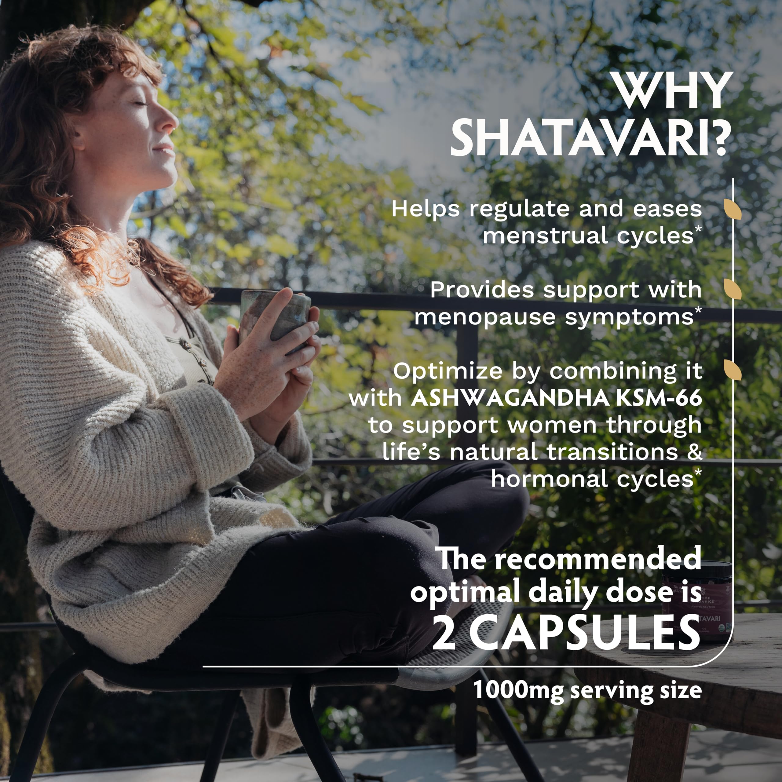 TRIBE ORGANICS Shatavari Capsules 500mg close-up of capsules