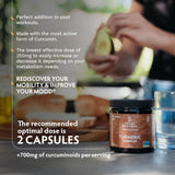TRIBE ORGANICS Turmeric Curcumin C3 Complex capsules with ingredients