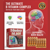 Tribedoce B-Complex Liquid Vitamins side view showing bottle design