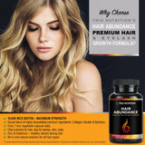 TRIO NUTRITION Hair Abundance Biotin Supplement side view