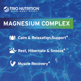 TRIO NUTRITION Magnesium Complex Capsules with measuring spoon