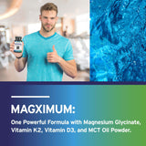 TRIO NUTRITION Magximum Capsules in a hand for size reference