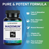 TRIO NUTRITION Magximum Capsules opened bottle with capsules visible