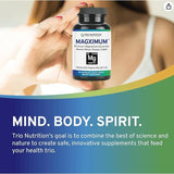 TRIO NUTRITION Magximum Capsules with a measuring spoon for dosage