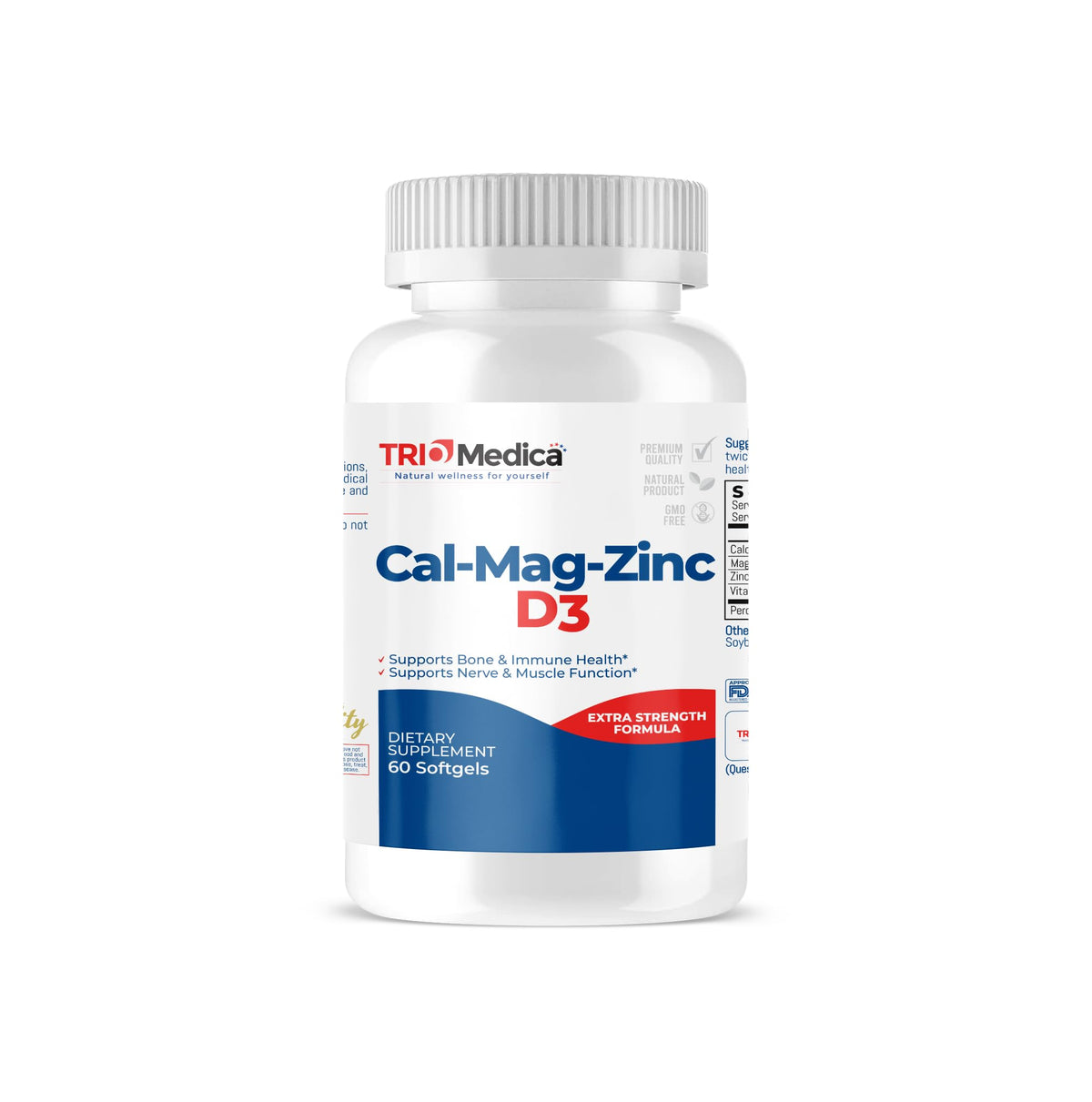 TRIOMEDICA Calcium Supplement 118g front view