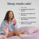 TRIP Dream Powder Sleep Drink sachet opened with powder