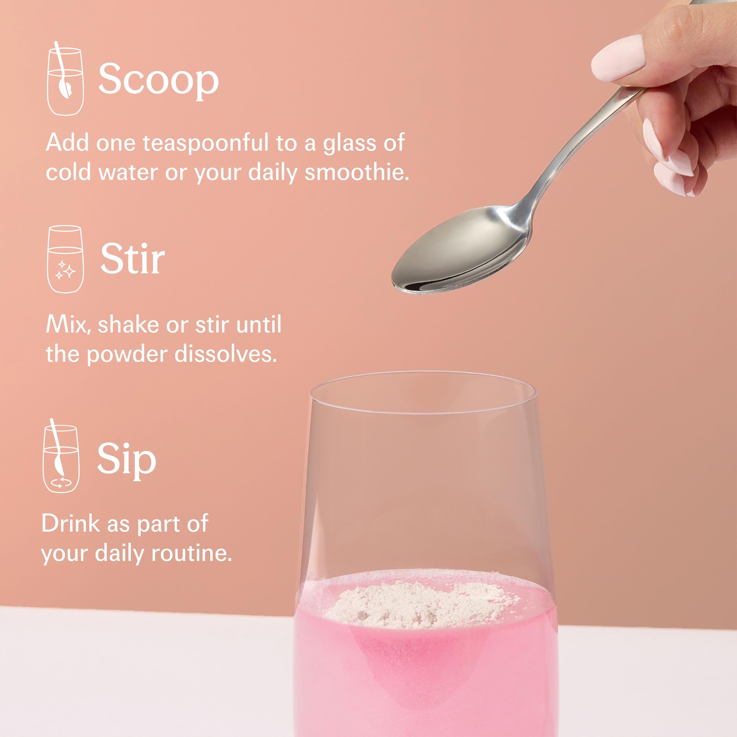 TRIP Magnesium Powder 150g with fresh pomegranate and orange blossoms