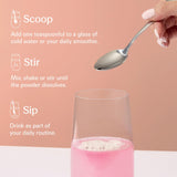 TRIP Magnesium Powder 150g with fresh pomegranate and orange blossoms