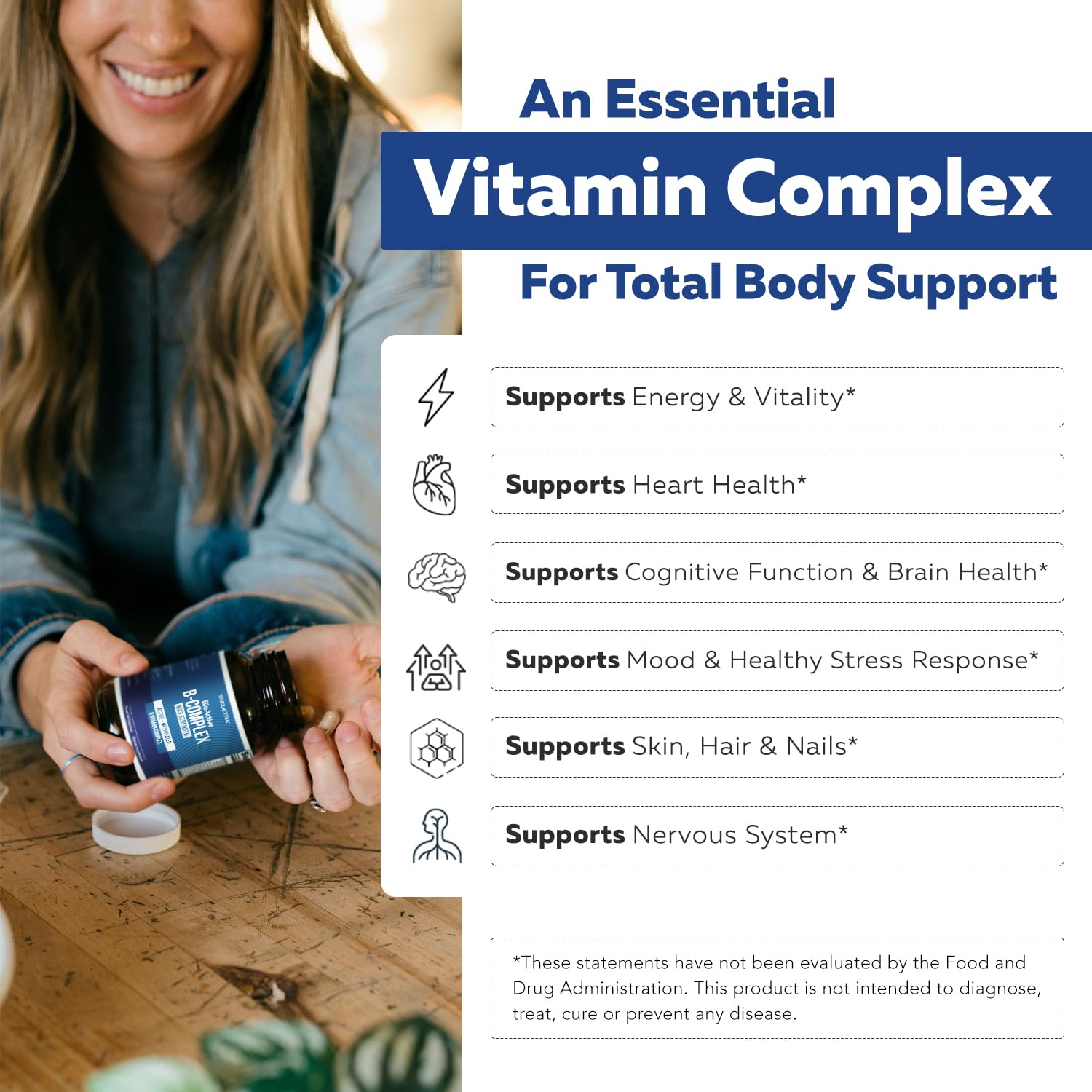 Triquetra Health B-Complex Vitamins 181g packaging