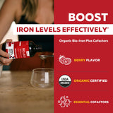Triquetra Health Bio-Iron Liquid Iron Supplement 440g back view