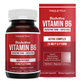 Triquetra Health BioActive B6 25mg supplement front view