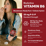 Triquetra Health BioActive B6 25mg supplement side view