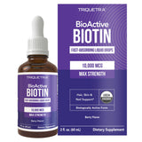 Triquetra Health Biotin Liquid Supplement bottle front view
