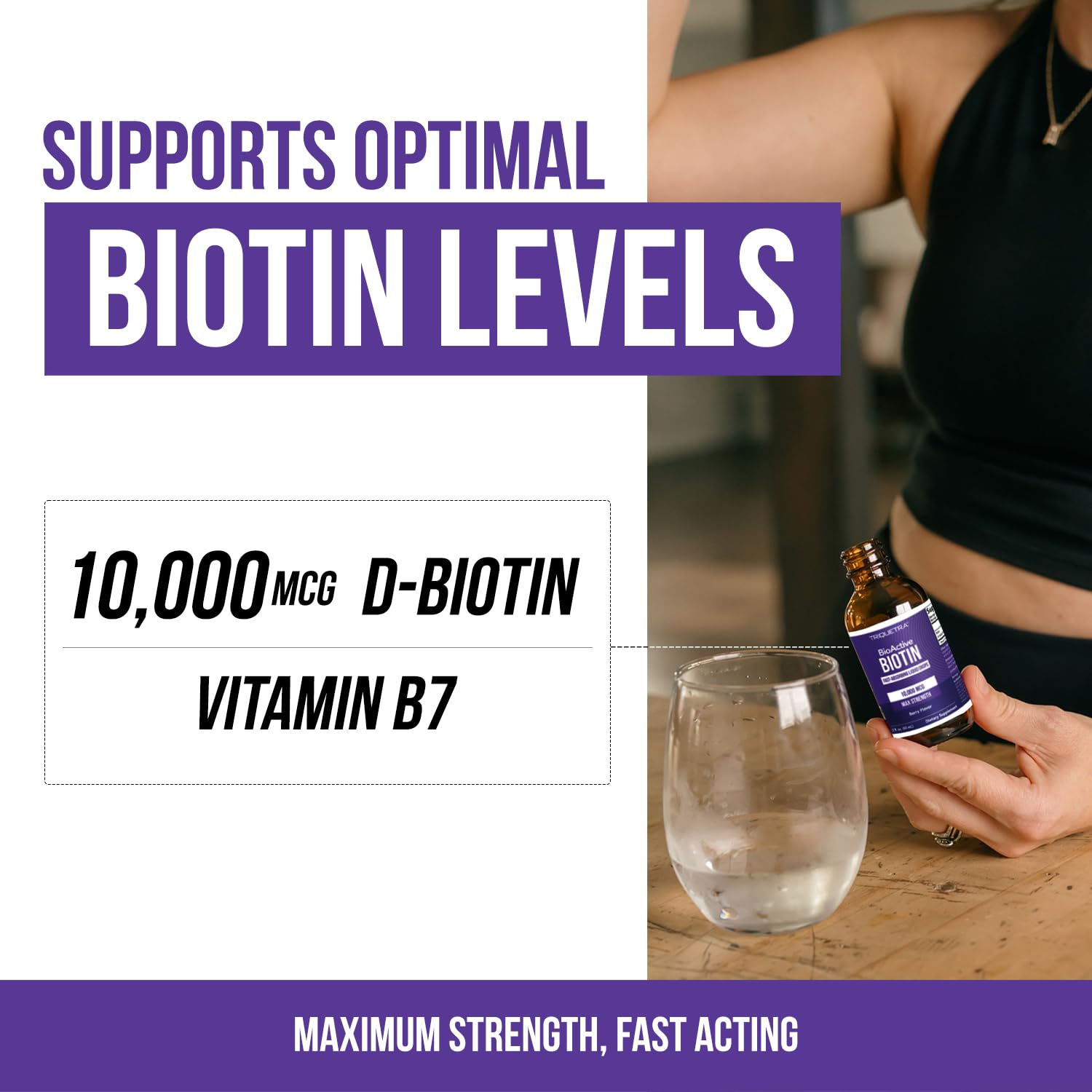 Triquetra Health Biotin Liquid Supplement ingredients list