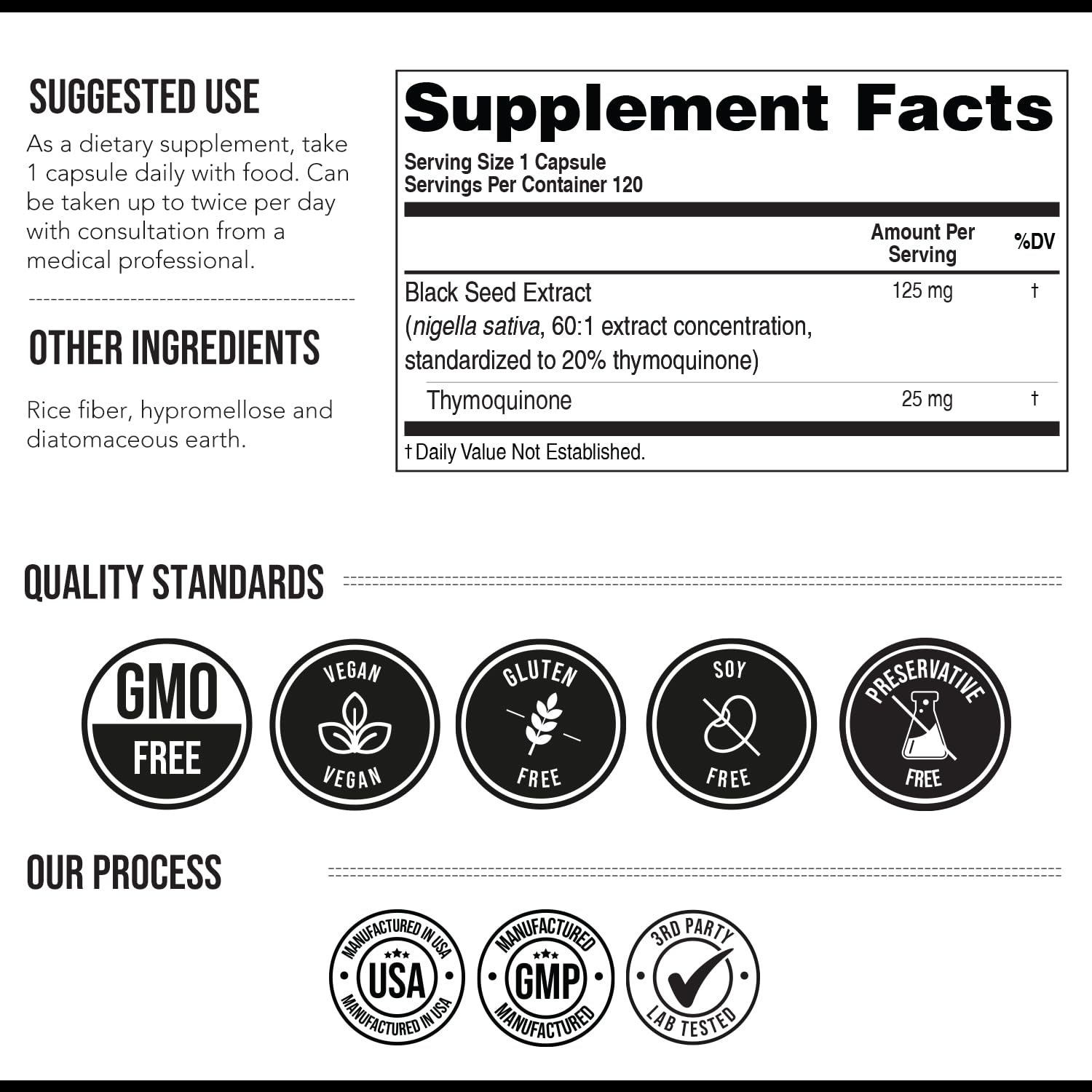 Triquetra Health Black Seed Oil Capsules with a measuring spoon