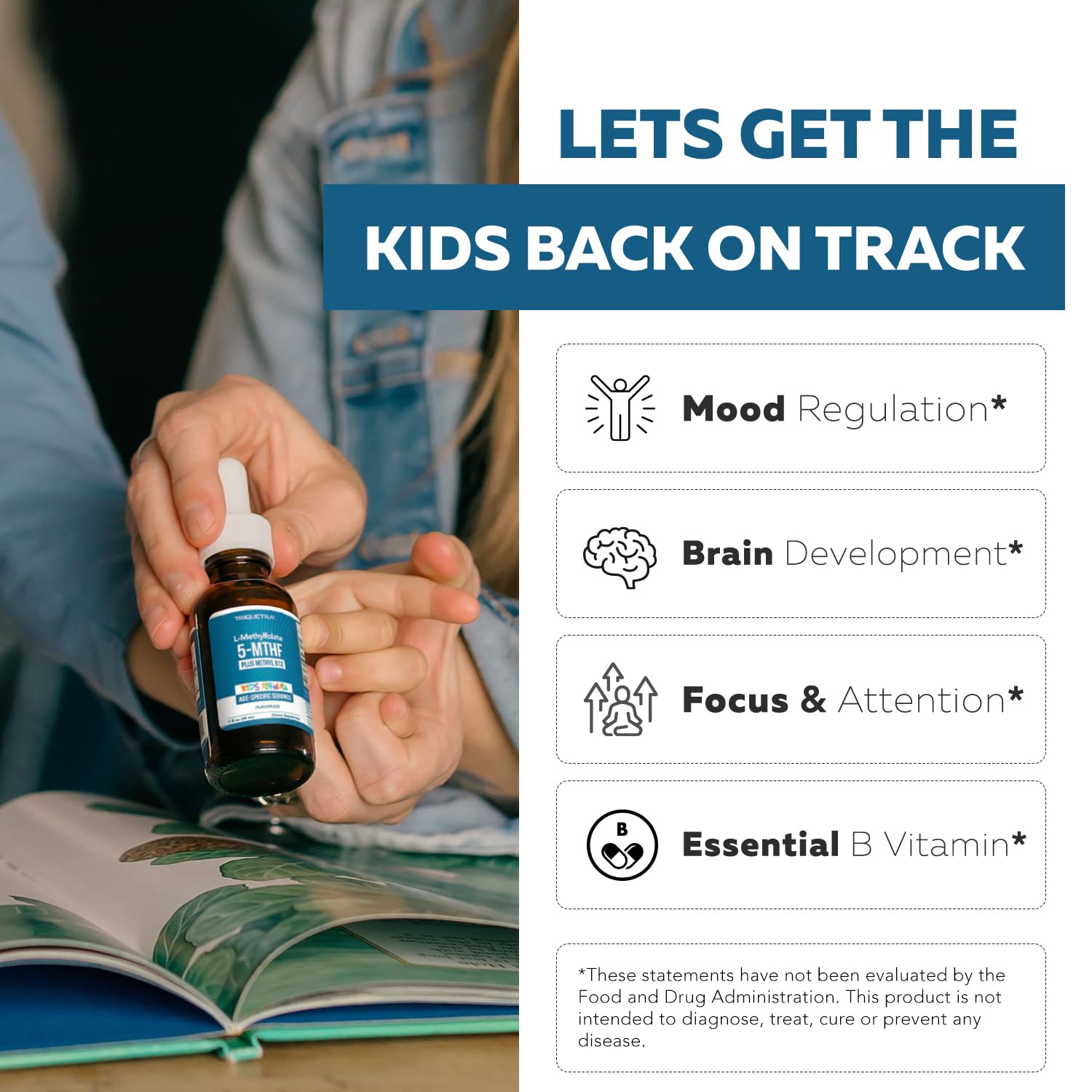 Triquetra Health Children's Methylfolate B12 Supplement ingredients list