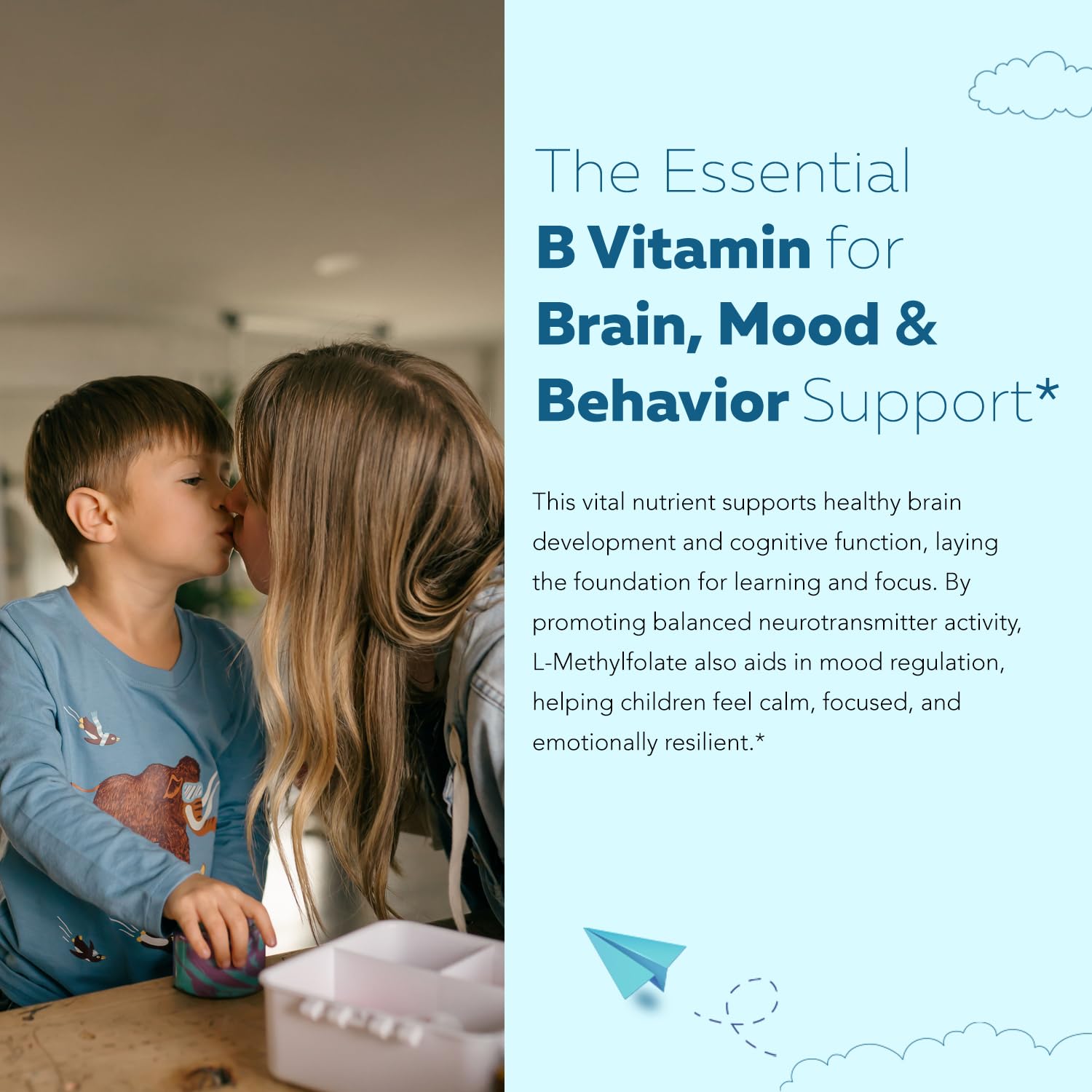 Triquetra Health Children's Methylfolate B12 Supplement packaging