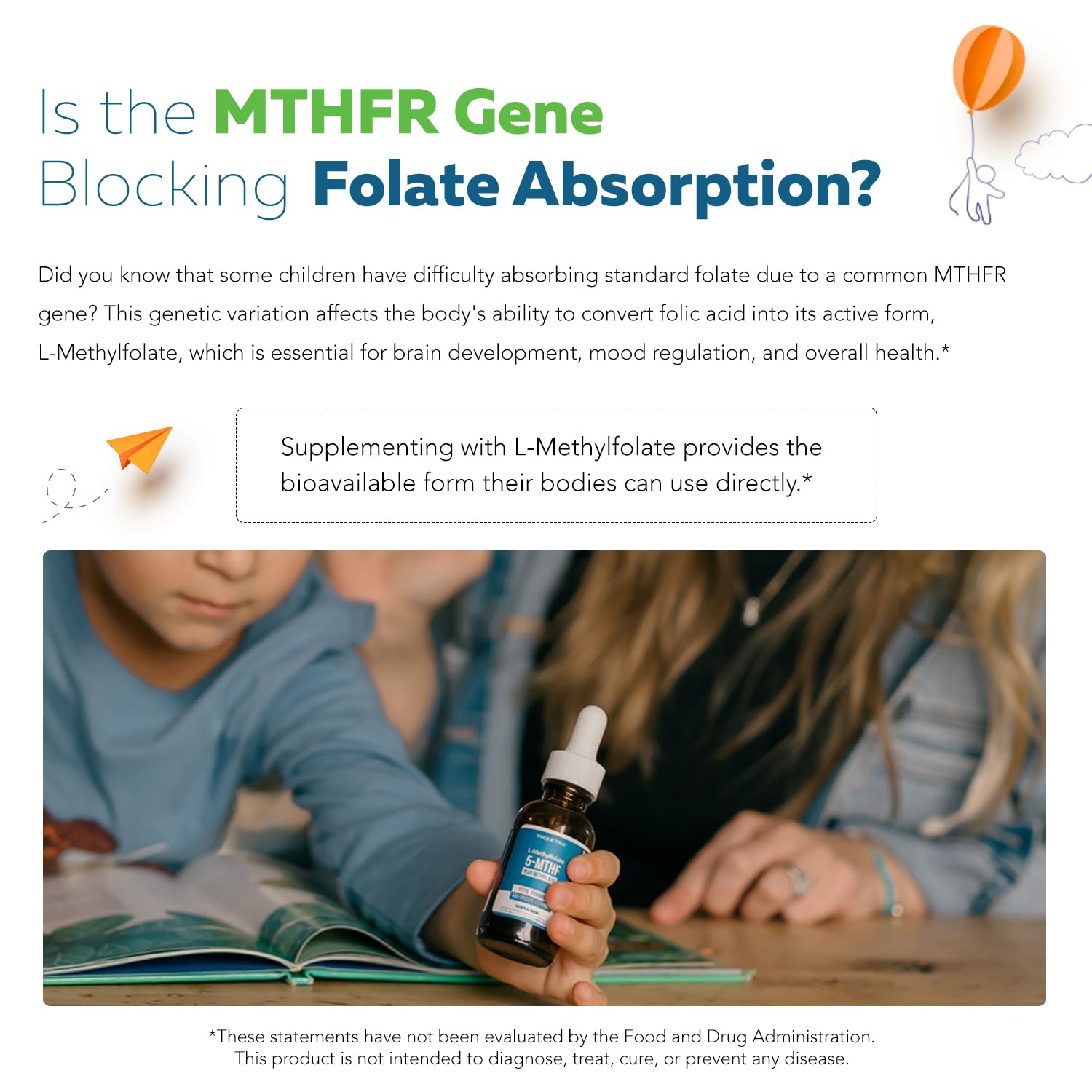 Triquetra Health Children's Methylfolate B12 Supplement with fresh berries