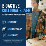 Triquetra Health Colloidal Silver 30 PPM label close-up